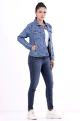 Women's Denim Jacket (Dark Wash)