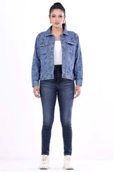 Women's Denim Jacket (Dark Wash)