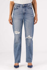 Women's Denim Pant (Medium Wash)