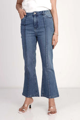 Women's Denim Pant (Medium Wash)