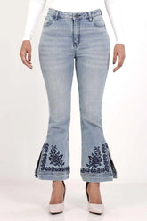 Women's Denim Pant (Medium Wash)