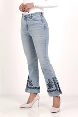 Women's Denim Pant (Medium Wash)