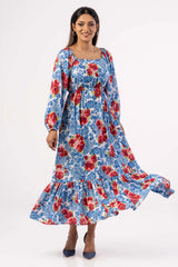 Women's Dress (Flower Print)