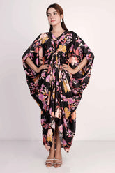 Women's Dress (Black Printed)