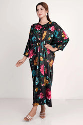 Women's Dress (Black Printed)