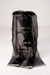 Women's Ethnic Scarf (Black A)