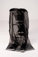 Women's Ethnic Scarf (Black A)