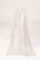 Women's Ethnic Scarf (White)