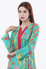 Women's Ethnic Tops (Turquoise)
