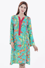 Women's Ethnic Tops (Turquoise)