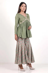 Women's Ethnic Tops (Olive)