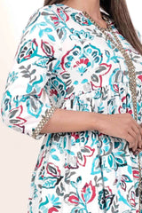 Women's Ethnic Tops (Blue Printed)