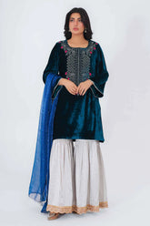 Women's Ethnic Tops (Bottle Green)