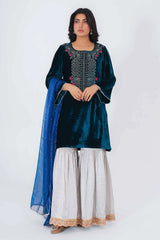 Women's Ethnic Tops (Bottle Green)