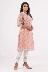 Women's Ethnic Tops (Coral Printed)