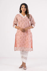 Women's Ethnic Tops (Coral Printed)