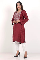 Women's Ethnic Tops (Maroon)