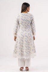 Women's Ethnic Tops (Blue Printed)