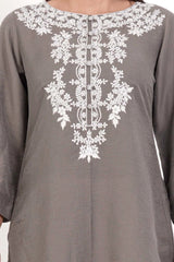 Women's Ethnic Tops (Grey)