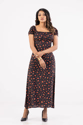Women's Dress (Flower Print)
