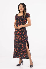 Women's Dress (Flower Print)
