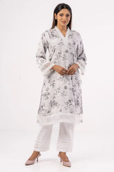 Women's Ethnic Tops (Grey Printed)