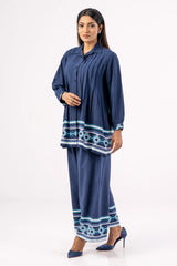 Women's Ethnic Tops (Set) (Navy Printed)