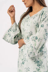 Women's Ethnic Tops (Teal Printed)