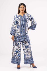 Women's Ethnic Tops (Set) (White Printed)
