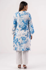 Women's Ethnic Tops (Blue Printed)