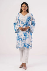 Women's Ethnic Tops (Blue Printed)