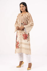 Women's Ethnic Tops (Beige Printed)