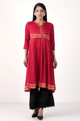 Women's Ethnic Tops (Hot Pink)