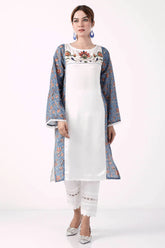 Women's Ethnic Tops (Blue White)