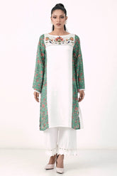 Women's Ethnic Tops (Green White)