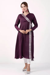 Women's Ethnic Tops (Burgundy)