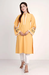Women's Ethnic Tops (Dark Yellow)