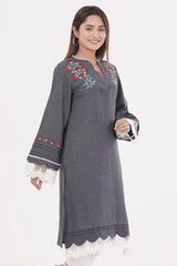 Women's Ethnic Tops (Bluish Grey)