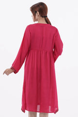 Women's Ethnic Tops (Hot Pink)