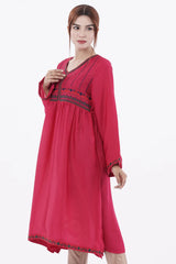 Women's Ethnic Tops (Hot Pink)