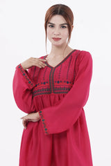 Women's Ethnic Tops (Hot Pink)