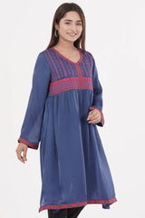 Women's Ethnic Tops (Navy)