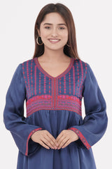 Women's Ethnic Tops (Navy)