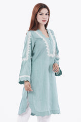 Women's Ethnic Tops (AQUA)