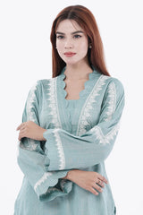 Women's Ethnic Tops (AQUA)