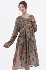 Women's Ethnic Tops (Olive)