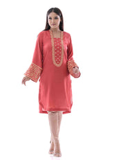 Women's Ethnic Tops (Firebrick)