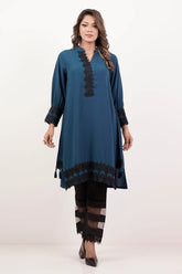Women's Ethnic Tops (Teal Blue)