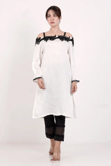 Women's Ethnic Tops (White)