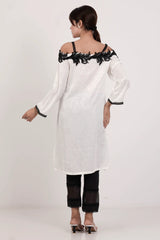 Women's Ethnic Tops (White)